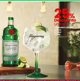 Changomas Tanqueray dry gin sevilla royale oferta
