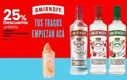 Changomas Smirnoff saborizados oferta