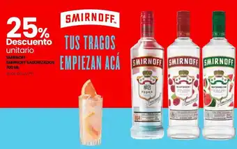 Changomas Smirnoff saborizados oferta