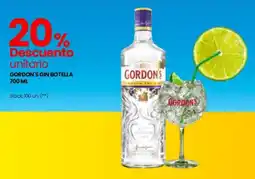 Changomas Gordon's gin botella oferta