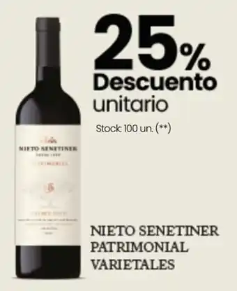 Changomas Nieto senetiner patrimonial oferta
