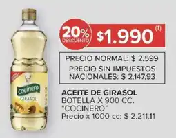 Carrefour Cocinero Aceite de girasol oferta