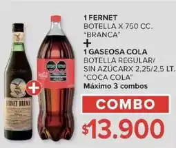 Carrefour Fernet + Coca Cola oferta