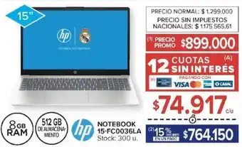 Carrefour HP Notebook 15-FC0036LA oferta