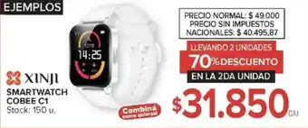 Carrefour Xinji Smartwatch Cobee C1 oferta