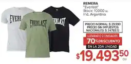 Carrefour Everlast Remera oferta