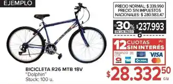 Carrefour Dolphin Bicicleta R26 MTB 18V oferta