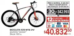 Carrefour Jordan Bicicleta R29 MTB 21V oferta