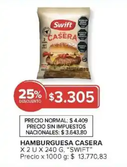 Carrefour Hamburguesa casera oferta