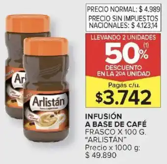 Carrefour Arlistán infusión a base de café frasco oferta