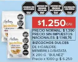 Carrefour Bulnez bizcochos dulces de hojaldre membrillo/batata oferta
