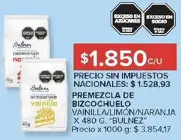 Carrefour Bulnez premezcla de bizcochuelo vainilla/limón/naranja oferta