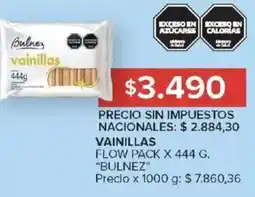 Carrefour Bulnez vainillas flow pack oferta