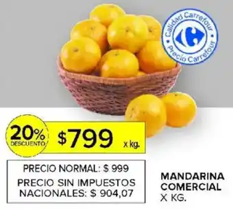 Carrefour Mandarina comercial oferta