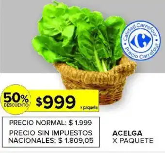 Carrefour Acelga oferta