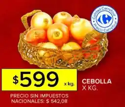Carrefour Cebolla oferta
