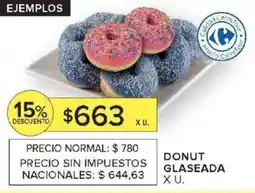 Carrefour Donut glaseada oferta