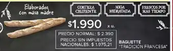 Carrefour Tradición francesa baguette oferta