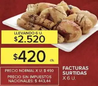 Carrefour Facturas surtidas oferta