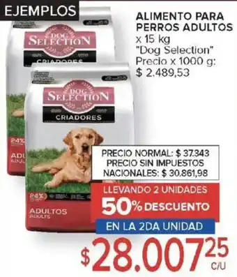 Carrefour Alimento para perros adultos oferta