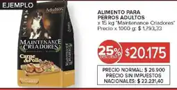 Carrefour Maintenance criadores alimento para perros adultos oferta
