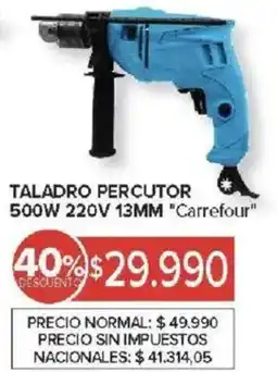 Carrefour Carrefour taladro percutor oferta
