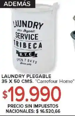 Carrefour Carrefour home laundry plegable oferta