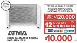 Carrefour Atma panel calefactor de mica oferta