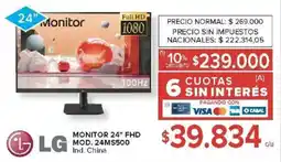 Carrefour Lg monitor 24" fhd oferta