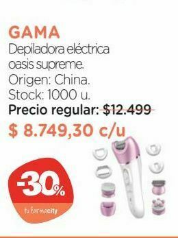 Farmacity Depiladora eléctrica gama oasis supreme oferta