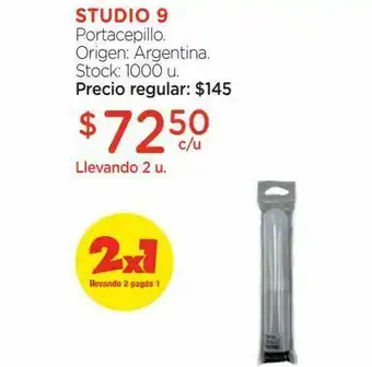 Farmacity Porta cepillos de dientes studio 9 oferta