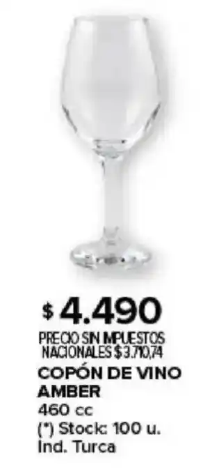 Carrefour Amber copón de vino oferta
