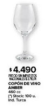 Carrefour Amber copón de vino oferta