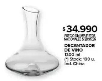 Carrefour Decantador de vino oferta