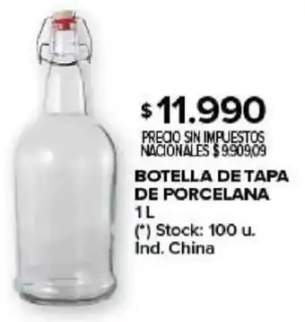 Carrefour Botella de tapa de porcelana oferta