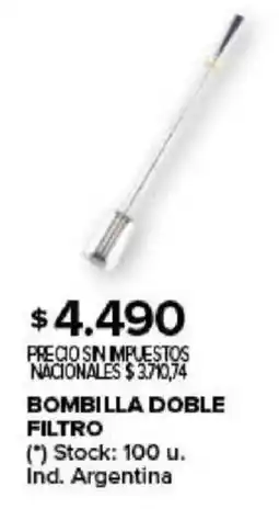 Carrefour Bombilla doble filtro oferta