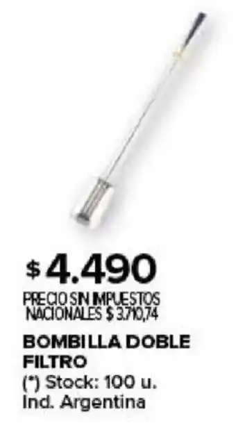 Carrefour Bombilla doble filtro oferta