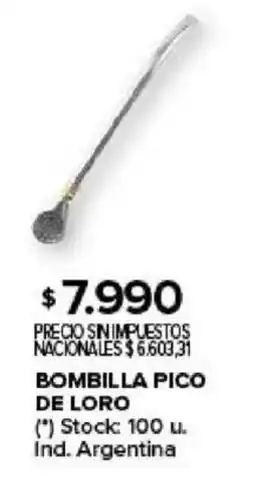 Carrefour Bombilla pico de loro oferta