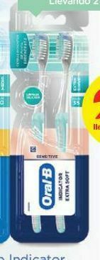 Farmacity Cepillo dental oral-b indicator extra soft x 2 un oferta