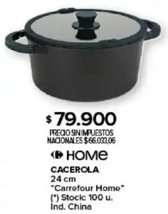 Carrefour Carrefour home home cacerola oferta