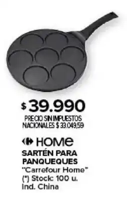 Carrefour Carrefour home home sartén para panqueques oferta