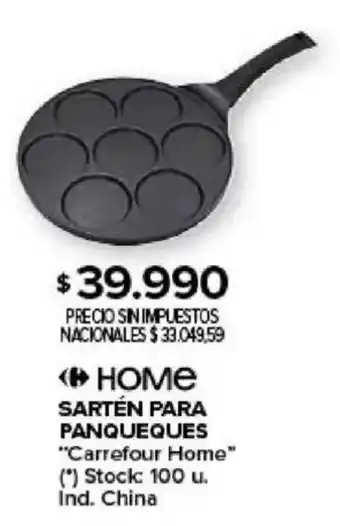 Carrefour Carrefour home home sartén para panqueques oferta