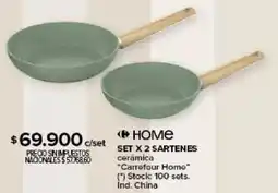 Carrefour Carrefour home set x 2 sartenes cerámica oferta