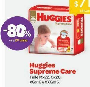 Farmacity Panal huggies supreme care oferta