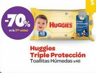 Farmacity Toallas húmedas huggies triple protección x 48 un oferta
