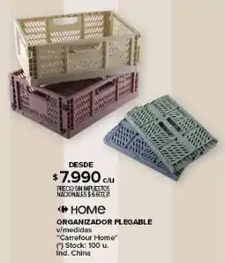 Carrefour Carrefour home organizador plegable v/medidas oferta