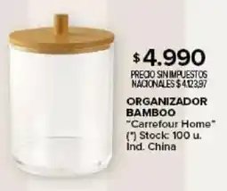 Carrefour Carrefour home organizador bamboo oferta