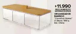 Carrefour Carrefour home organizador bamboo oferta