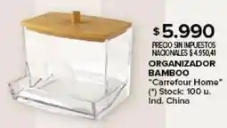 Carrefour Carrefour home organizador bamboo oferta