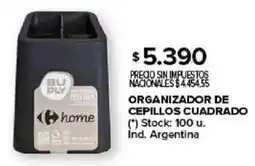 Carrefour Organizador de cepillos cuadrado oferta